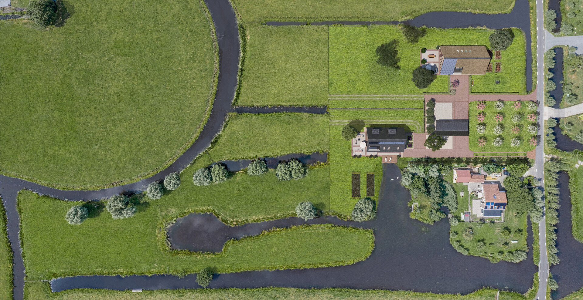 Kavelkaart met bebouwing kleiner